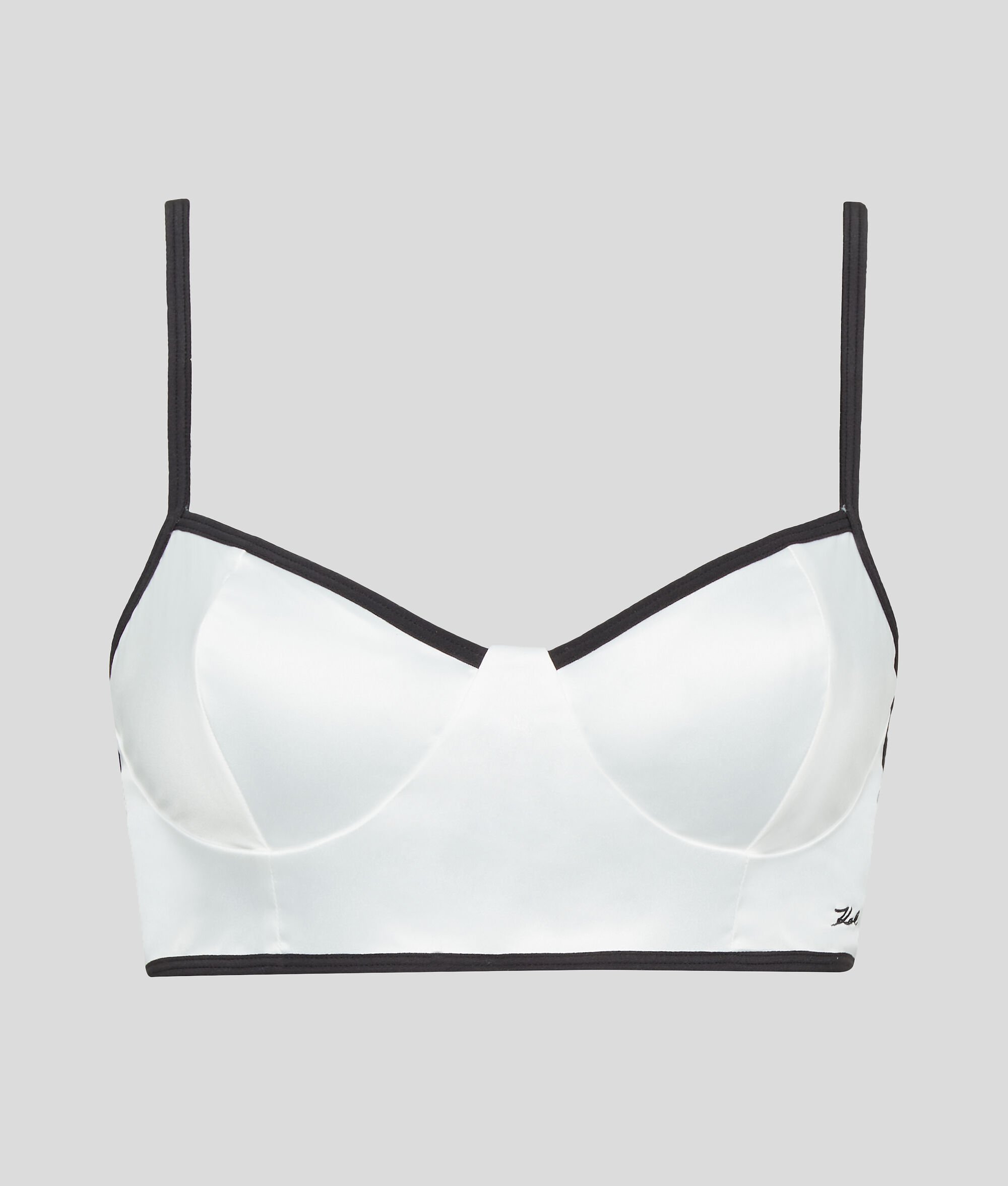 (image for) Humanized KARL SIGNATURE SATIN BRALETTE